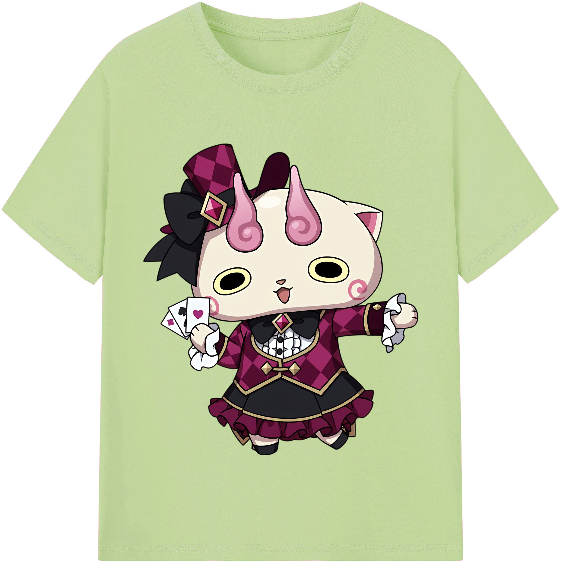 （画像用） 妖怪ウォッチ Yo-kai Watch 綿100％半袖Tシャツ（フロントプリント）